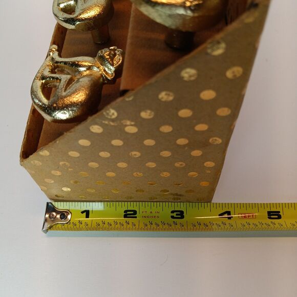 Casa Decor Home Design Concepts Set Of 6 Golden Monkey Drawer Knobs New - Picture 8 of 8